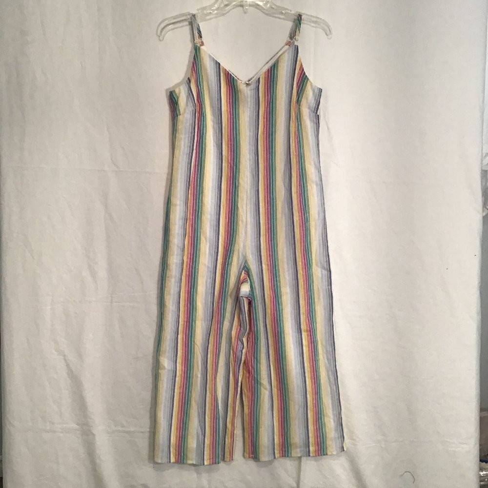 Luxology Rainbow Striped Jumpsuit Size XS